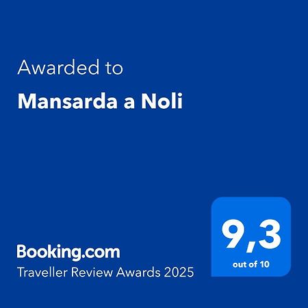 Mansarda A Noli Villa Buitenkant foto