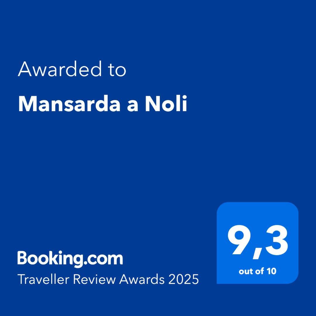Mansarda A Noli Villa Buitenkant foto